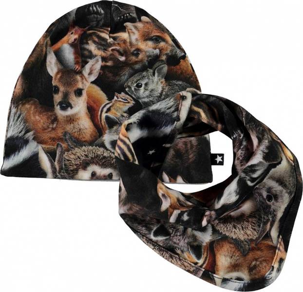 Molo, Ned hatt og smekke sett, forest animals