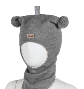 Hovedbilde Kivat,  lysgr&aring; hettelue i ull ...