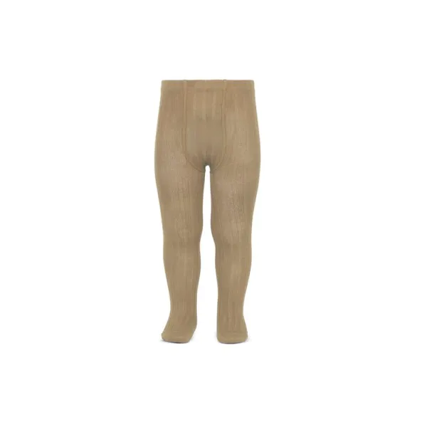 Condor  strømpebukse rib camel