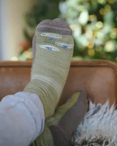 Kattnakken ullsokker antiskli mose