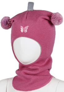 Hovedbilde Kivat, mørk rosa hettelue i ...