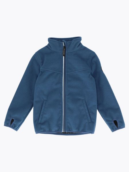 Gullkorn design,  Clover vindfleecejakke stormbl&aring;