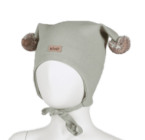 Hovedbilde Kivat, mosegr&oslash;nn lue i bomull ...