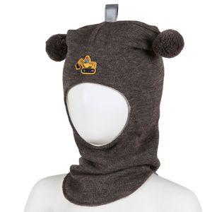 Hovedbilde Kivat, brunmelert hettelue i ...