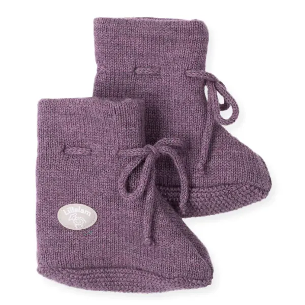 Lillelam, babytøfler classic plomme