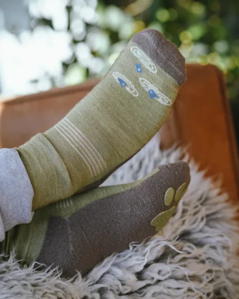 Kattnakken ullsokker antiskli mose